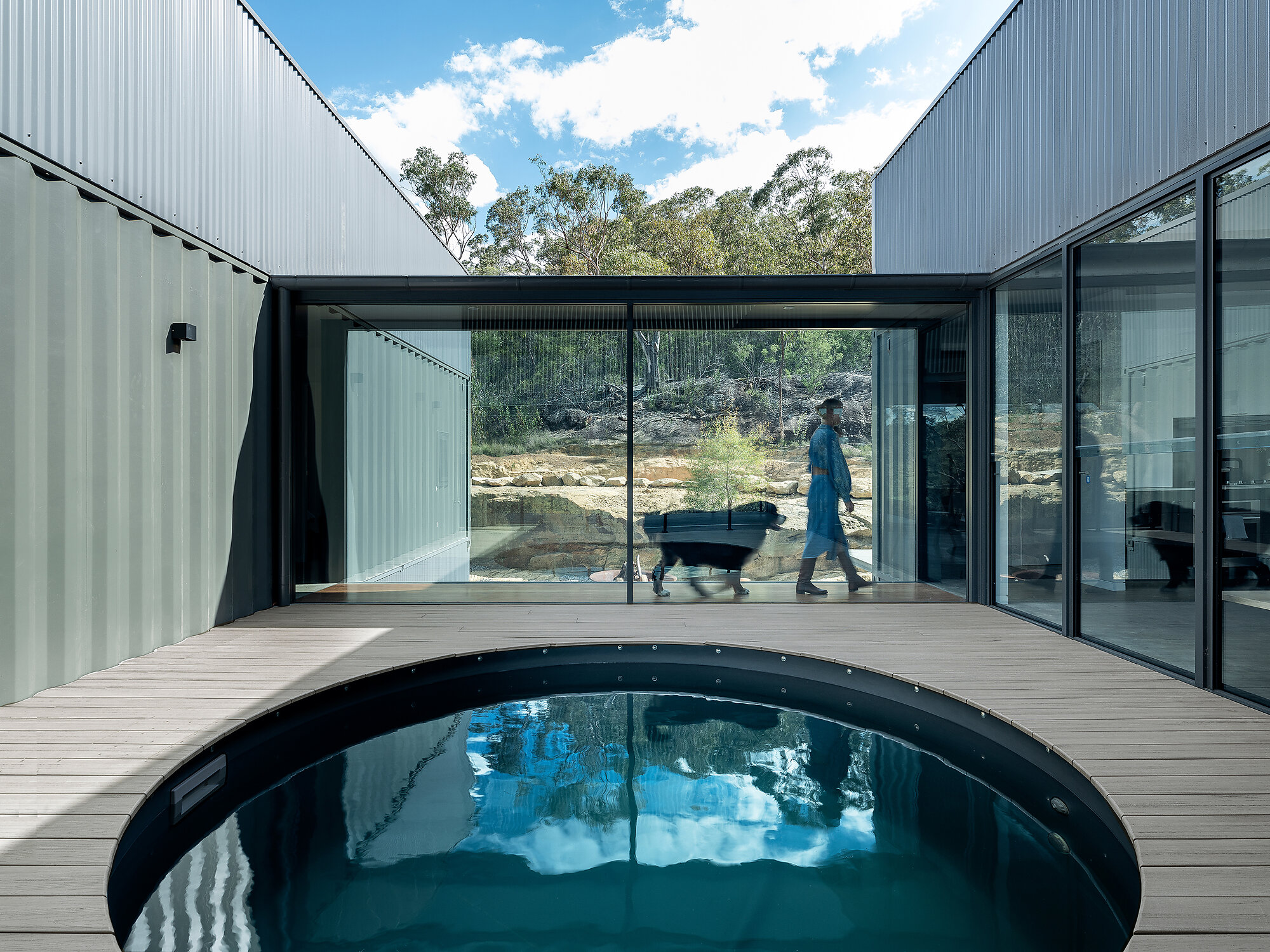 Interior photograph of Colo River Crossings by Tom Ferguson